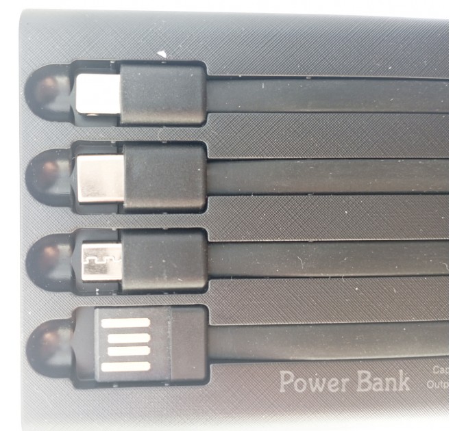 Power Bank Solar 30000mAh повербанк 4 в 1 с солнечной панелью, экраном, фонариком Black