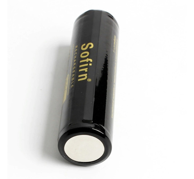 Аккумулятор 18650 Sofirn 3000 mAh литий-ионная аккумуляторная батарея Li-Ion 6.4А, 3.7V Выпуклый плюс (19299)