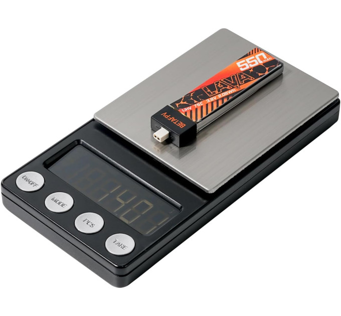 Аккумулятор BetaFPV Lava 1S 550 mAh 75C 3.8V LiHV LiPo BT2.0 FPV для Cetus X, Cetus Pro, Meteor (18767)