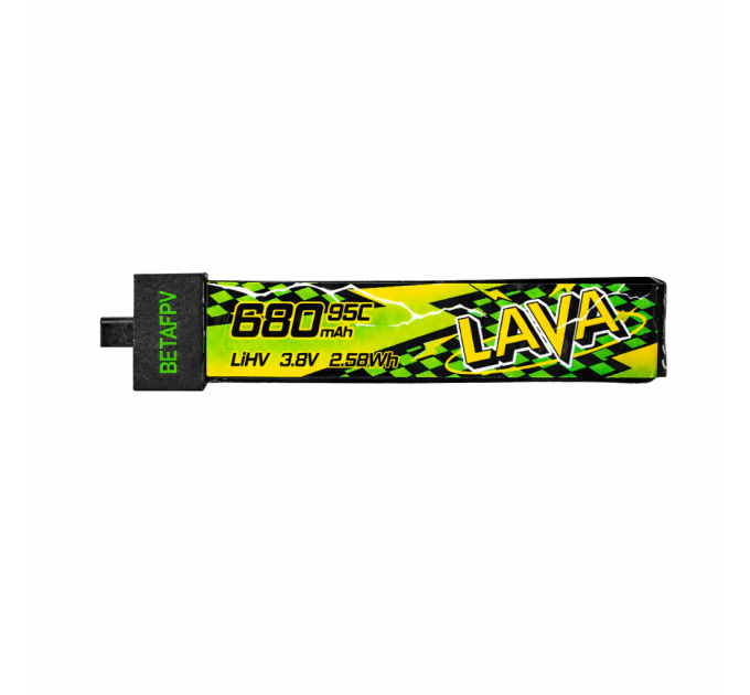 Аккумулятор BetaFPV Lava 2 1S 680 mAh BT2.0 / 3.8V / 95C / LiHV для FPV Air, Meteor, Cetus, Tiny Whoop (19522)