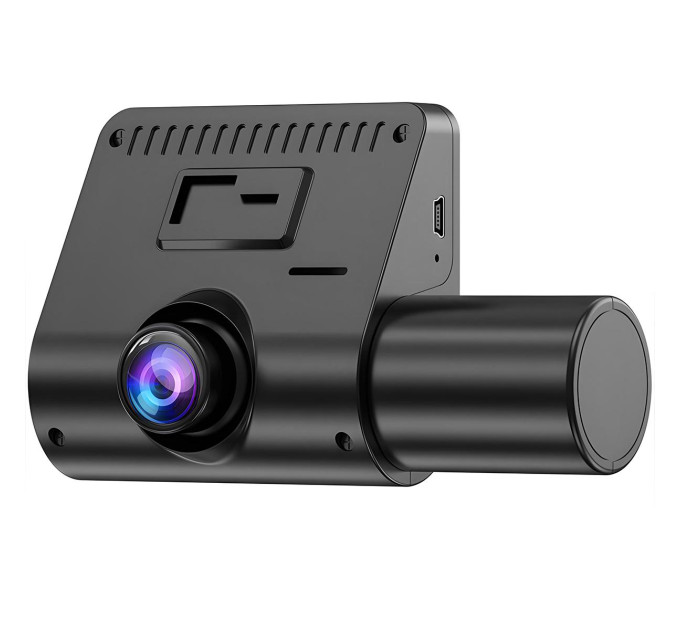 Автомобильный видеорегистратор 3 камеры Podofo W8109 (Black) (18695)