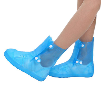 Бахилы на обувь резиновые от воды и грязи Lesko SB-108 L 36-37 (Blue)