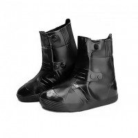 Бахилы на обувь резиновые от воды и грязи Lesko SB-108 M 34-35 (Black)