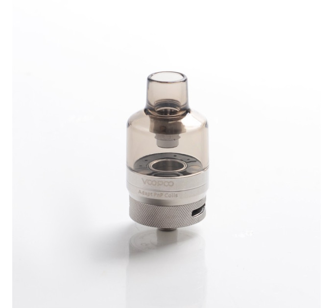 Бак для вейпа на испарителях Voopoo PnP Pod Tank 26mm 4.5ml Original (Silver) (16431)