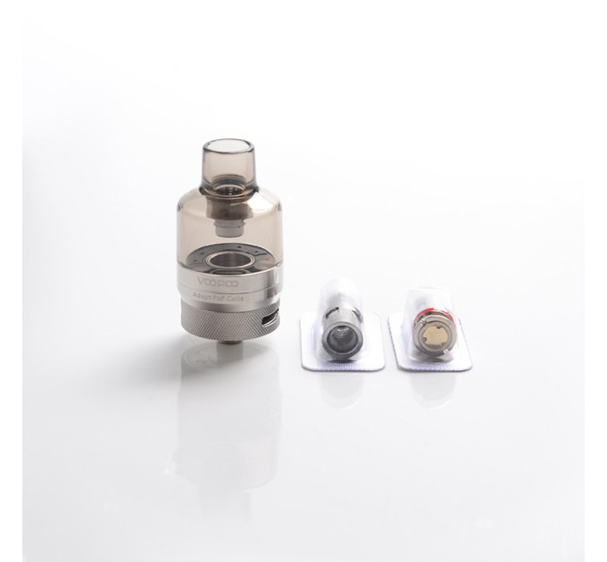 Бак для вейпа на испарителях Voopoo PnP Pod Tank 26mm 4.5ml Original (Silver) (16431)
