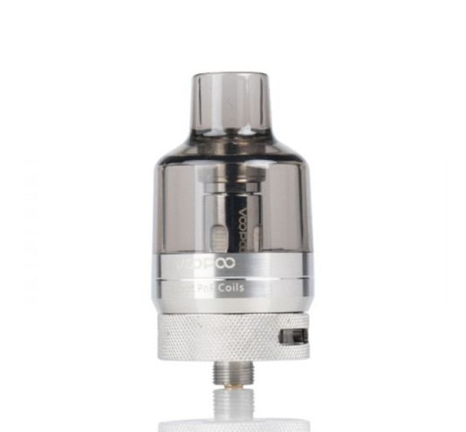 Бак для вейпа на испарителях Voopoo PnP Pod Tank 26mm 4.5ml Original (Silver) (16431)