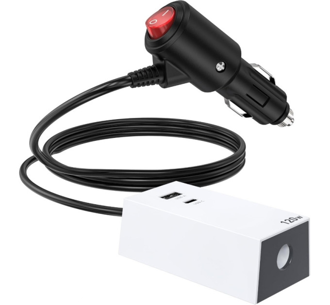 Блок питания для Starlink Mini в автомобильный прикуриватель EP-SK0163 120W (19877)
