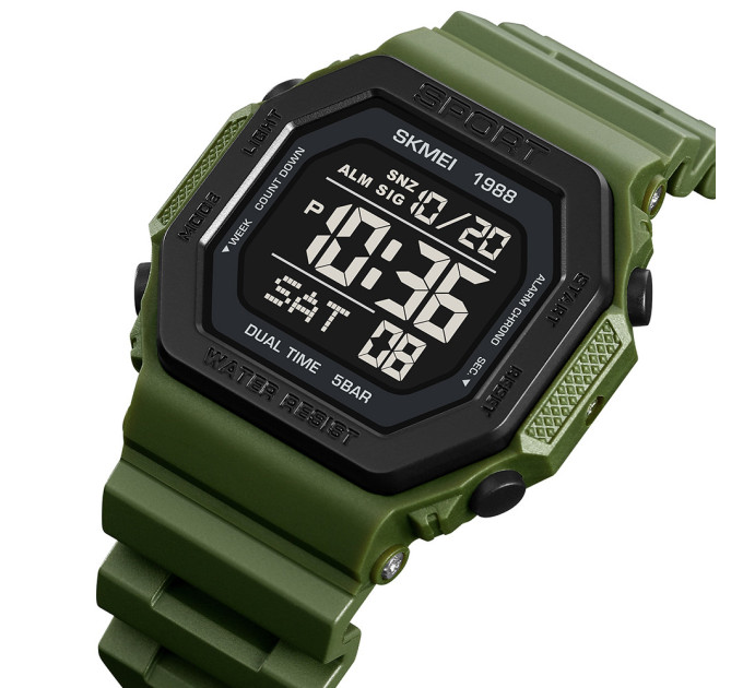 Часы наручные Skmei 1988 (Army Green, 1988AG) (18477)