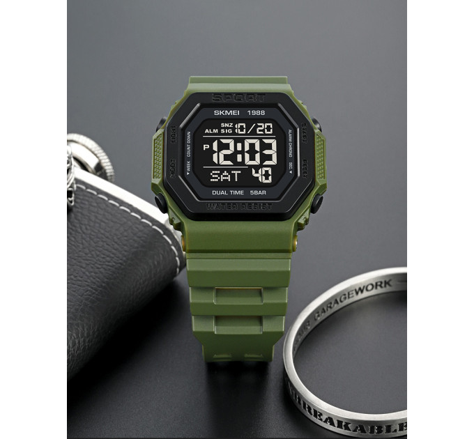 Часы наручные Skmei 1988 (Army Green, 1988AG) (18477)