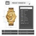 Часы наручные Skmei 9193 (Gold Gold, 9193GDGD) (18394)