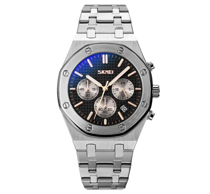 Часы наручные Skmei 9296 Original (Silver Black, 9296SIBK) (17175)