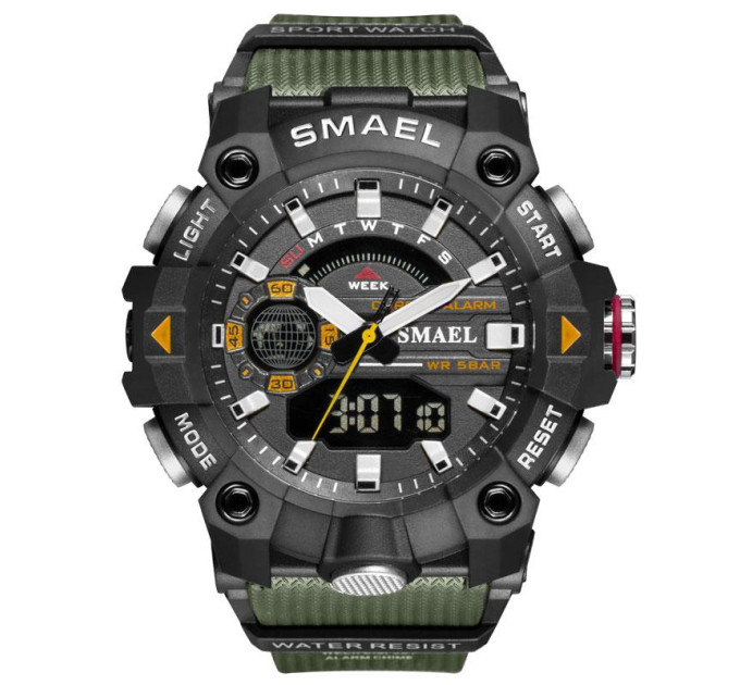Часы наручные Smael 8040 Original (Army Green) (15160)