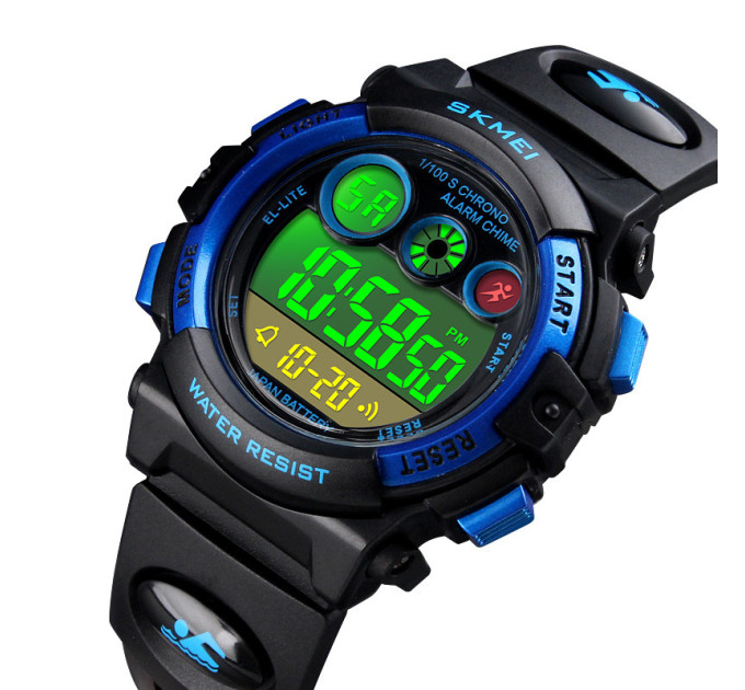 Часы наручные детские Skmei 1451 Original (Black Blue, 1451BKBU) (15960)