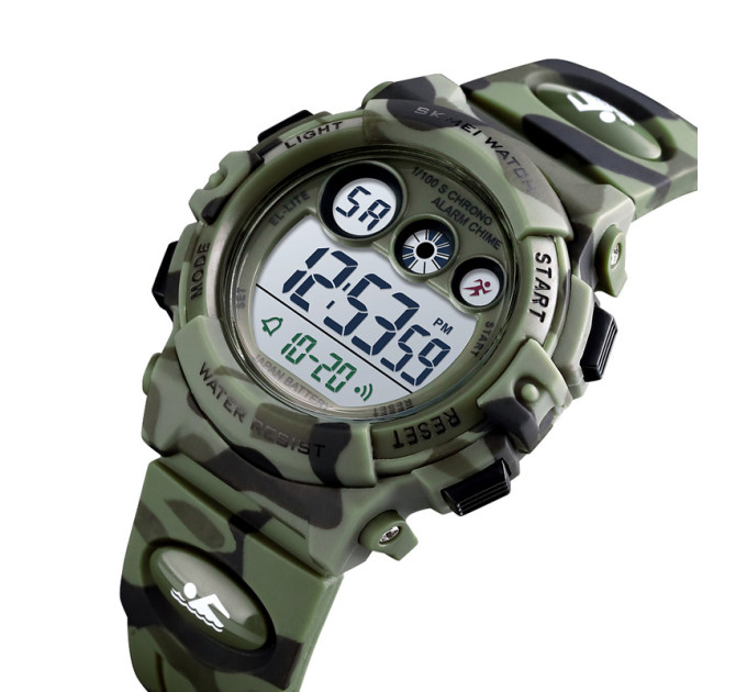 Часы наручные детские Skmei 1547 Original (Camouflage Green, 1547CMGN) (17145)