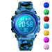 Часы наручные детские Skmei 1548 Original (Camouflage Light Blue, 1548CMLTBU) (17150)