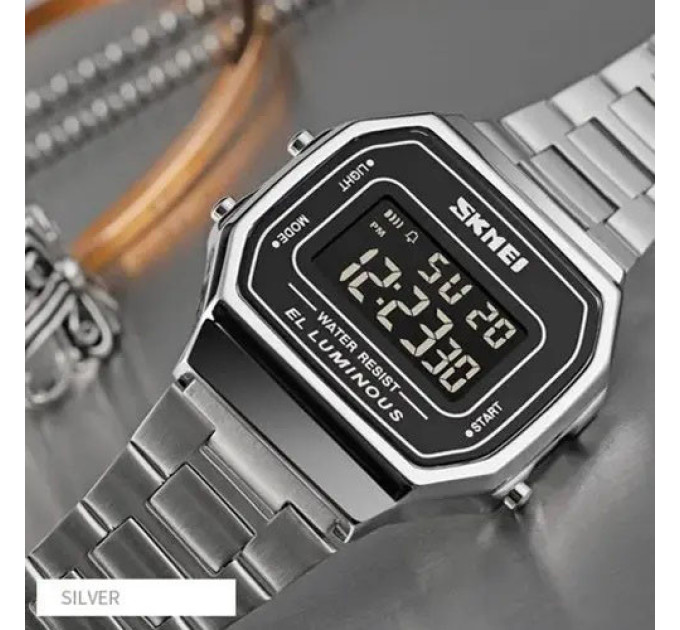 Часы наручные мужские Skmei 1647 Original (Silver, 1647SI) (17164)