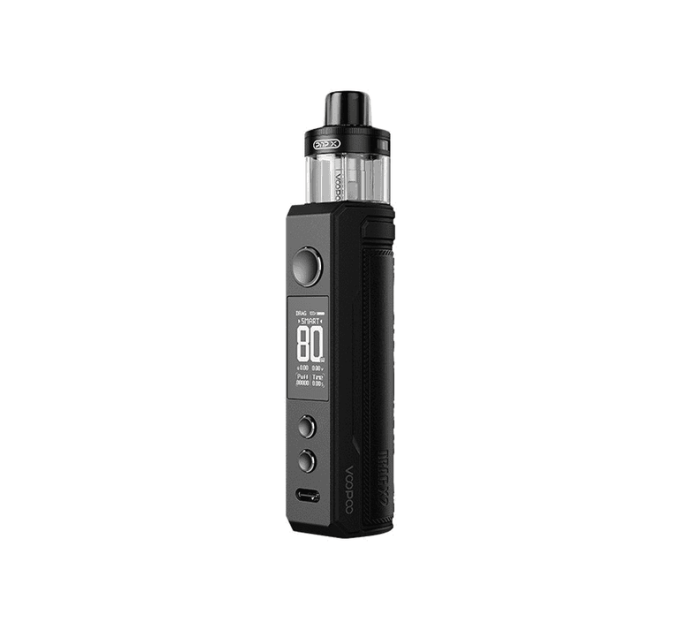 Електронна сигарета VOOPOO Drag X2 80W Pod з картриджем PnP X DTL 5ml Оригінальний комплект (Спрей Чорний) (15857)