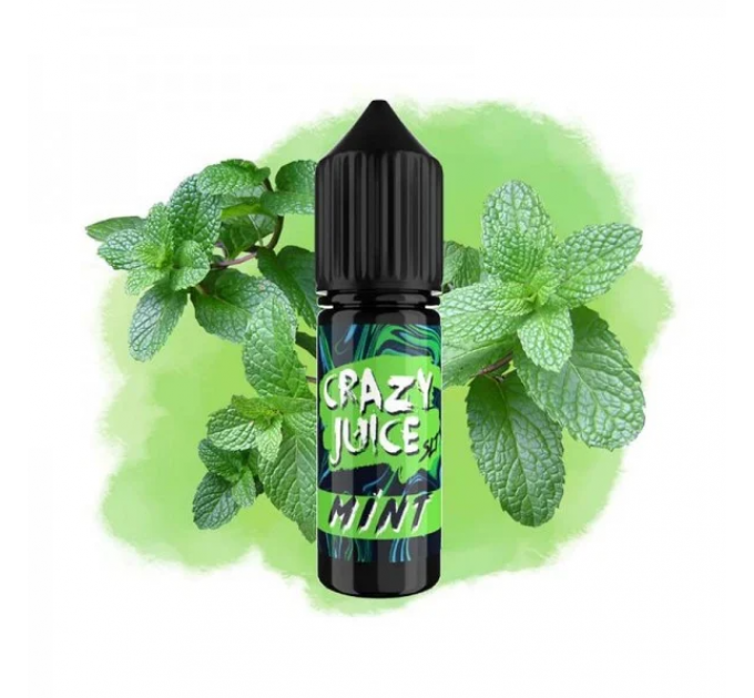 Жидкость для POD систем Crazy Juice Mint 15 мл 50 мг (Жвачка Orbit Сладкая Мята)