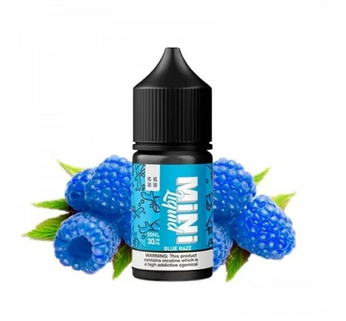 Рідина для POD систем Mini Liquid Salt Blue Razz 30 мл 30 мг (Блакитна малина)