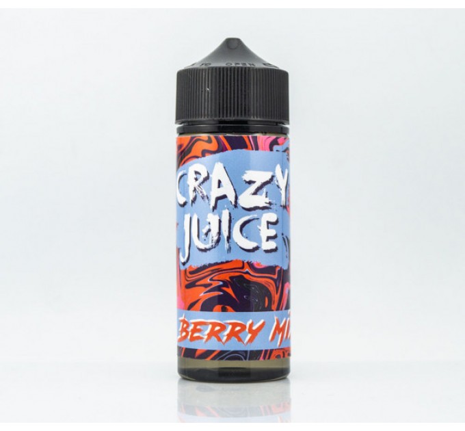 Жидкость для электронных сигарет Crazy Juice Berry Mix 120 мл  6 мг (Лесные ягоды с прохладой)