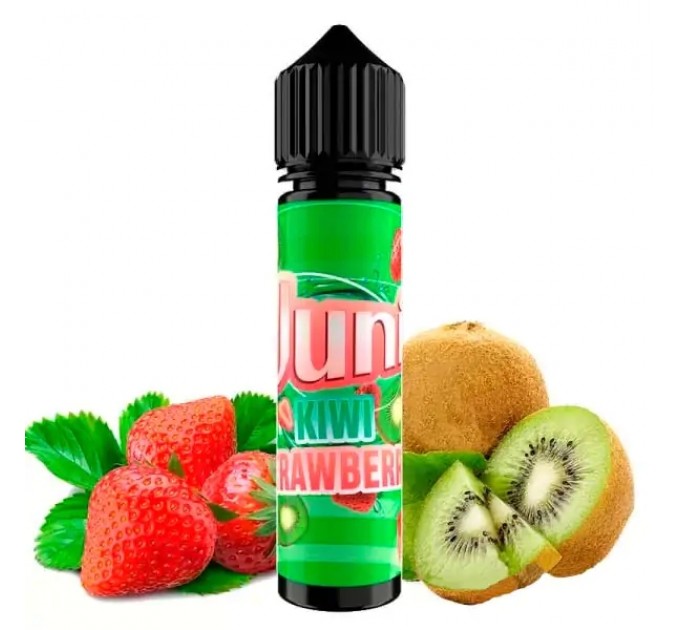 Рідина для електронних сигарет Juni Kiwi Stawberry 60 мл 1.5 мг (Ківі Полуниця Кислинка Холод)