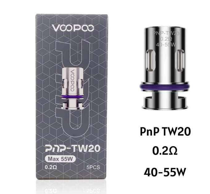 Випарник VOOPOO PnP-TW20 Original Coil (DL - 0.2 Ом) (16813)