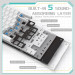 Клавиатура механическая AJAZZ AK820 Blue Switch / Голубая LED-подсветка / Раскладка 75% (White) (19573)
