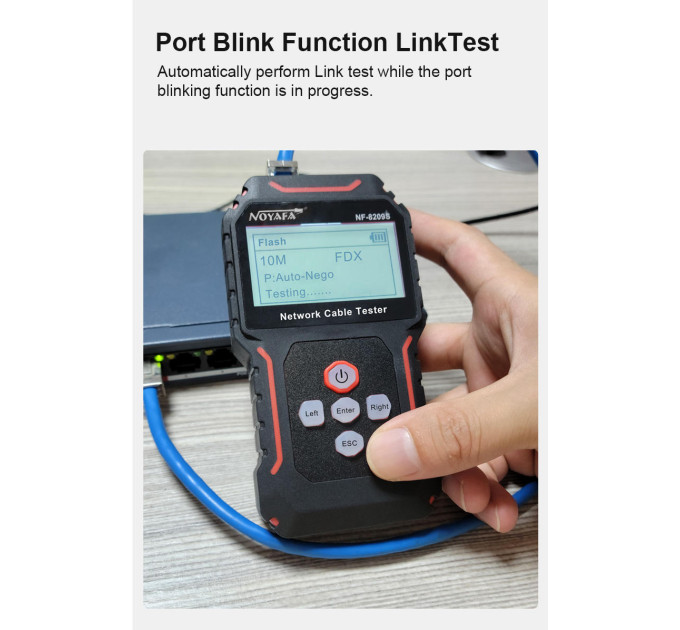 Многофункциональный кабельный тестер Noyafa NF-8209S  (18673)