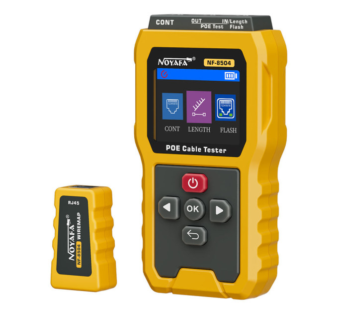 Многофункциональный кабельный тестер Noyafa NF-8504 PoE тестер () (18701)
