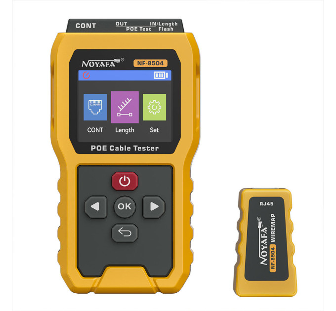 Многофункциональный кабельный тестер Noyafa NF-8504 PoE тестер () (18701)