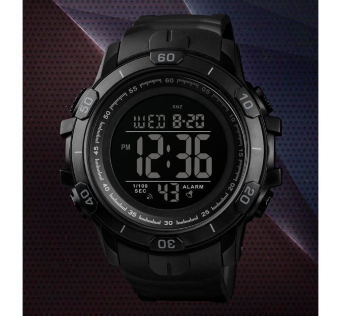 Мужские наручные часы Skmei 1475 Original (Black, 1475BK) (17133)