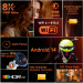 Мультимедийный смарт-проектор с автофокусом Magcubic HY450MAX Android 14, chip H726, 8K24fps, 2GB/16GB домашний кинотеатр (White) (19342)