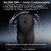 Мышка беспроводная AJAZZ AJ179 Pro Мышь компьютерная с Зарядной док-станцией / 2.4G / Bluetooth / USB (Black) (19576)