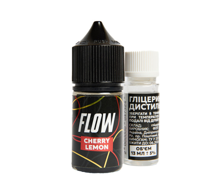 Набор для самозамеса солевой FLOW 30 мл (Cherry Lemon Вишня лимон, 0-50 мг) (17230)