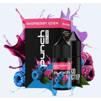 Набор для самозамеса солевой Punch 15 мл (Raspberry Eden Малина, голубая малина и ежевика, 0-50 мг)