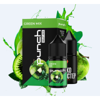 Набор для самозамеса солевой Punch 30 мл (Green Mix Яблоко, киви и мята, 0-65 мг)