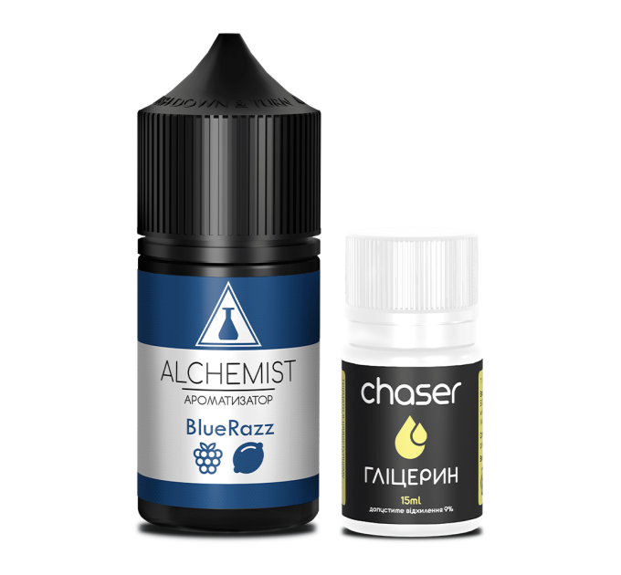 Набор компонентов для самозамеса солевой ALCHEMIST 30 мл (Blue Razz Голубая малина, 0-50 мг) (18084)