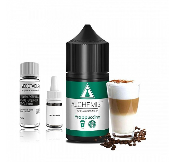Набор компонентов для самозамеса солевой ALCHEMIST 30 мл (Frappuccino Фрапучино, 0-50 мг) (18088)