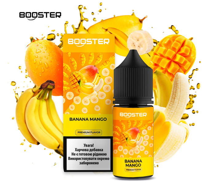 Набор компонентов для самозамеса солевой BOOSTER 30 мл (Banana Mango, Банан манго 0-50 мг) (19087)