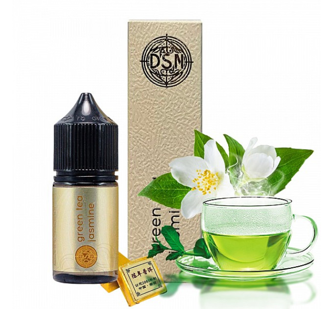 Набор компонентов для самозамеса солевой DSM TEA 30 мл (Green Tea Jasmine, чай с жасмином 0-50 мг) (19103)