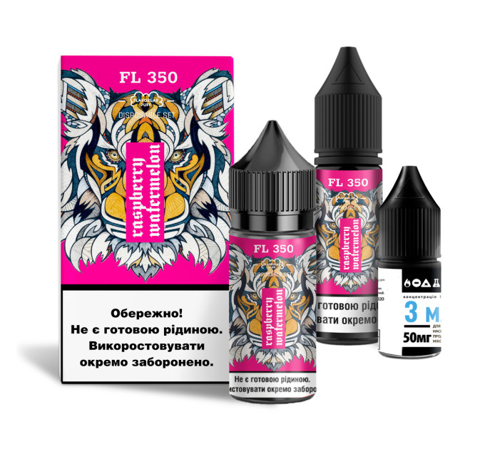 Набор компонентов для самозамеса солевой Flavorlab FL350 30 мл (Raspberry Watermelon Малиновый арбуз, 0-65 мг) (18228)