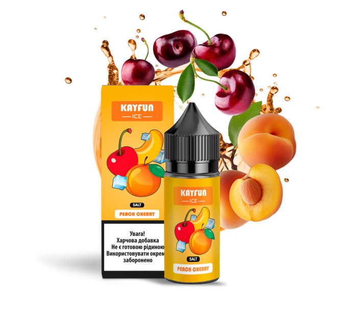 Набор компонентов для самозамеса солевой Flavorlab Kayfun Ice 30 мл (Peach Cherry, Персик вишня айс 0-65 мг) (19780)