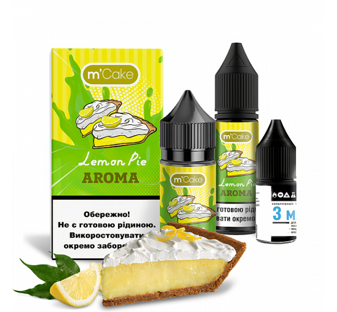 Набор компонентов для самозамеса солевой Flavorlab M-Cake 30 мл (Lemon Pie, Лимонный пирог 0-65 мг) (19788)