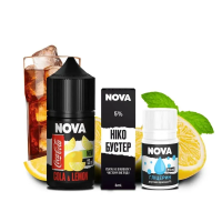 Набор компонентов для самозамеса солевой Nova 30 мл (COLA LEMON Лимон Кола, 0-50 мг)
