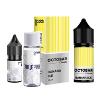 Набор компонентов для самозамеса солевой Octobar Classic 30мл (Banana Ice Банан Айс, 0-65 мг)