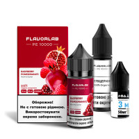 Набор компонентов для самозамеса солевой жидкости Flavorlab PE 10000 30 мл (Малина гранат, 0-50 мг)
