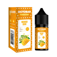 Набор компонентов для самозамеса солевой жидкости Octobar Fresh & Sour 30 мл (Mango Kiwi Манго Киви, 0-65 мг)