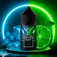Набор компонентов для самозамеса солевой жидкости WES AI 30 мл (Cool Lime Охлажденный лайм, 0-65 мг)