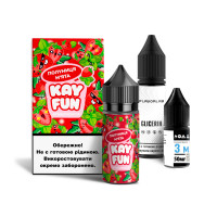 Набор компонентов для самозамеса солевой заправки Flavorlab Kayfun 30 мл (Клубника Мята, 0-50 мг)