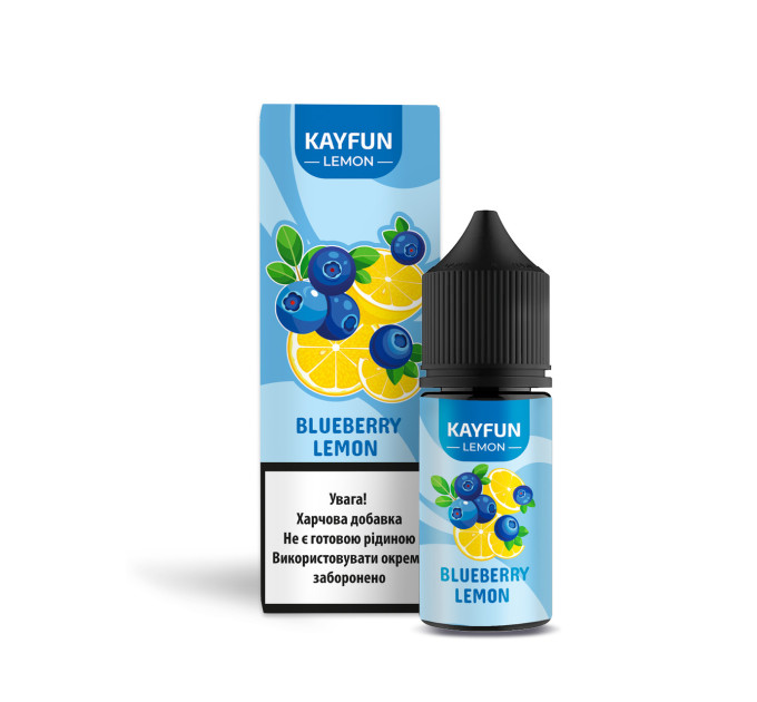Набор компонентов для самозамеса солевой заправки Flavorlab Kayfun Lemon 30 мл (Blueberry Lemon Черника лимон, 0-50 мг) (18750)